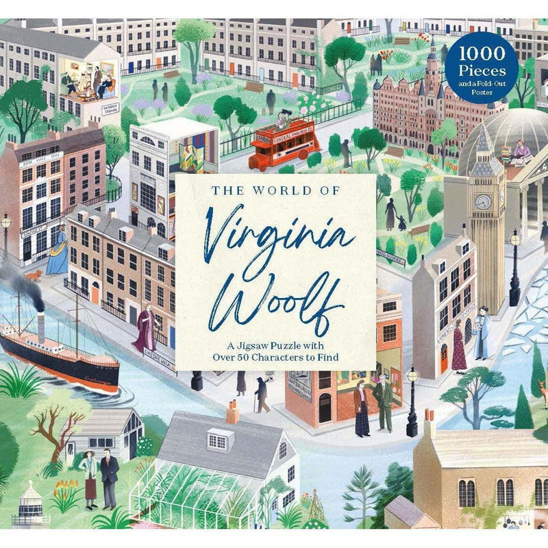 The World of Virginia Woolf 1000 Piece Jigsaw Puzzle Laurence King - BIG FRENCHIES