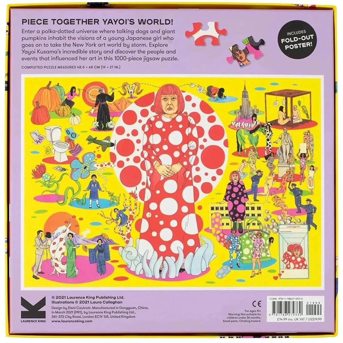 The World of Yayoi Kusama Puzzle 1000 Piece Jigsaw Puzzle Laurence King - BIG FRENCHIES