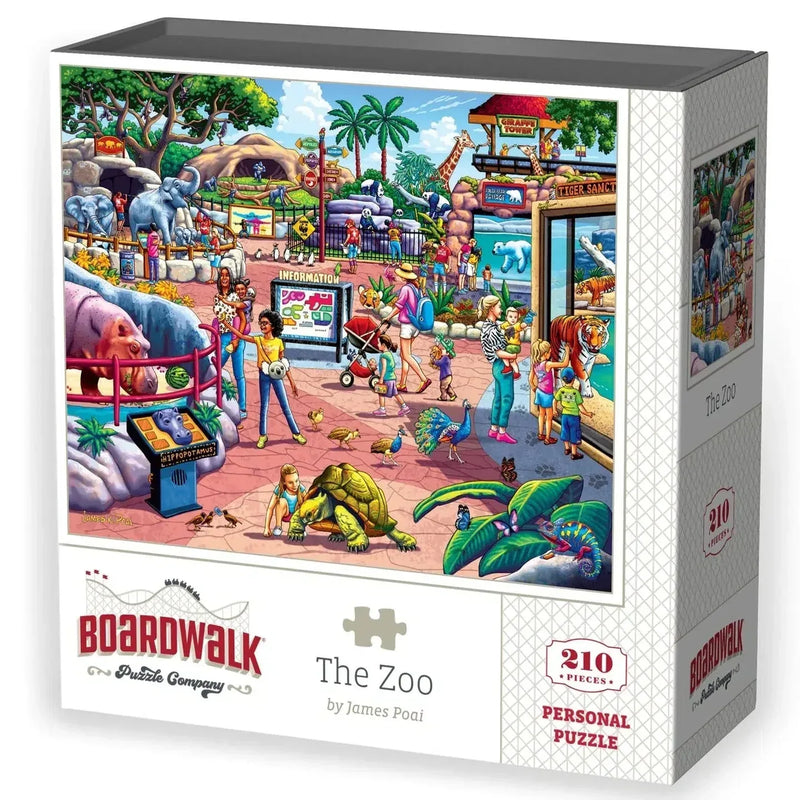 The Zoo 210 Piece Jigsaw Puzzle Boardwalk - BIG FRENCHIES