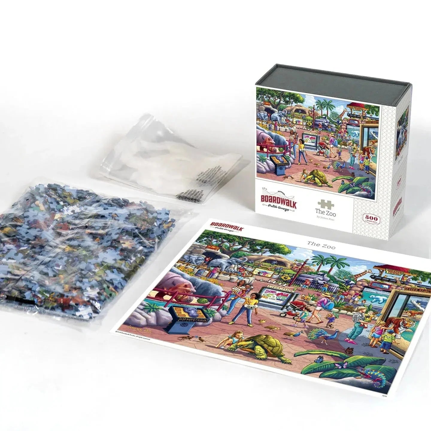 The Zoo 500 Piece Jigsaw Puzzle Boardwalk