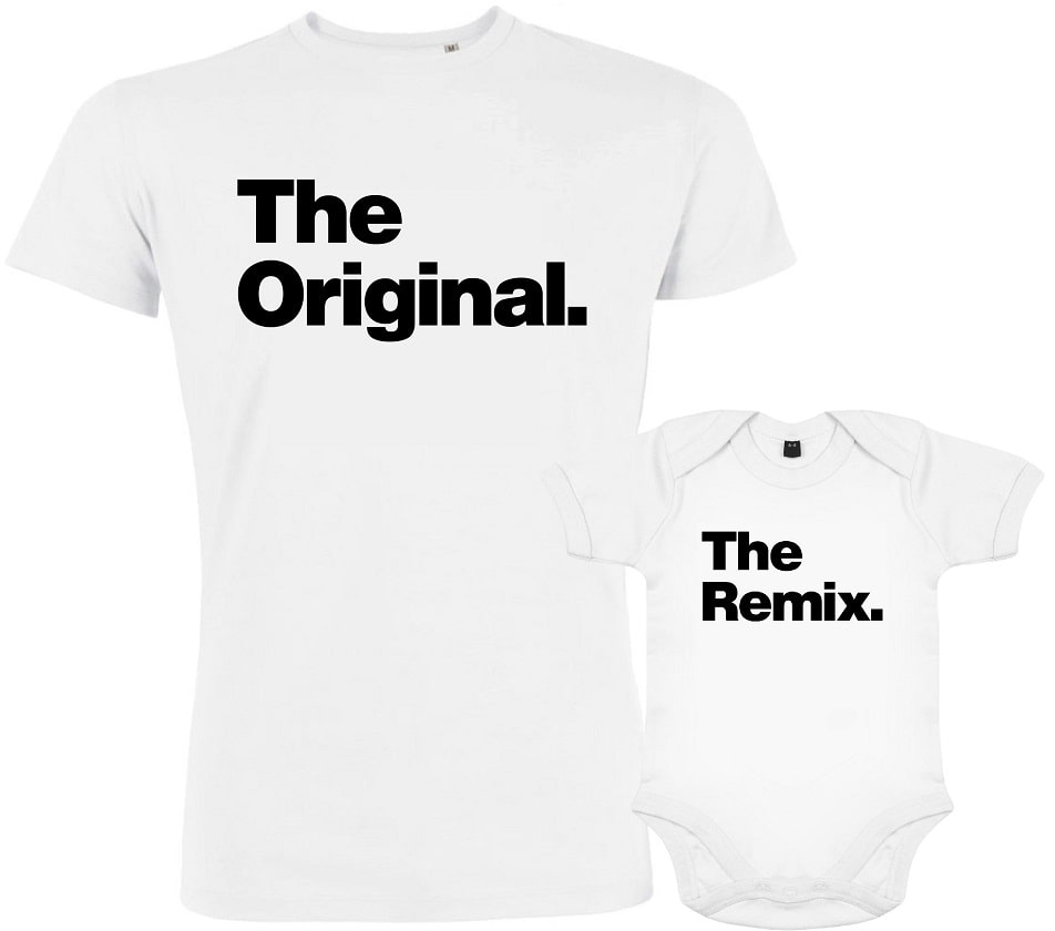 The Original The Remix Dad and Child Matching Outfit