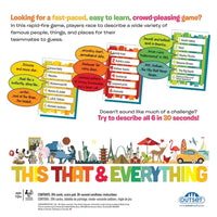This That & Everything - The Party Game of People, Things & Places - Outset