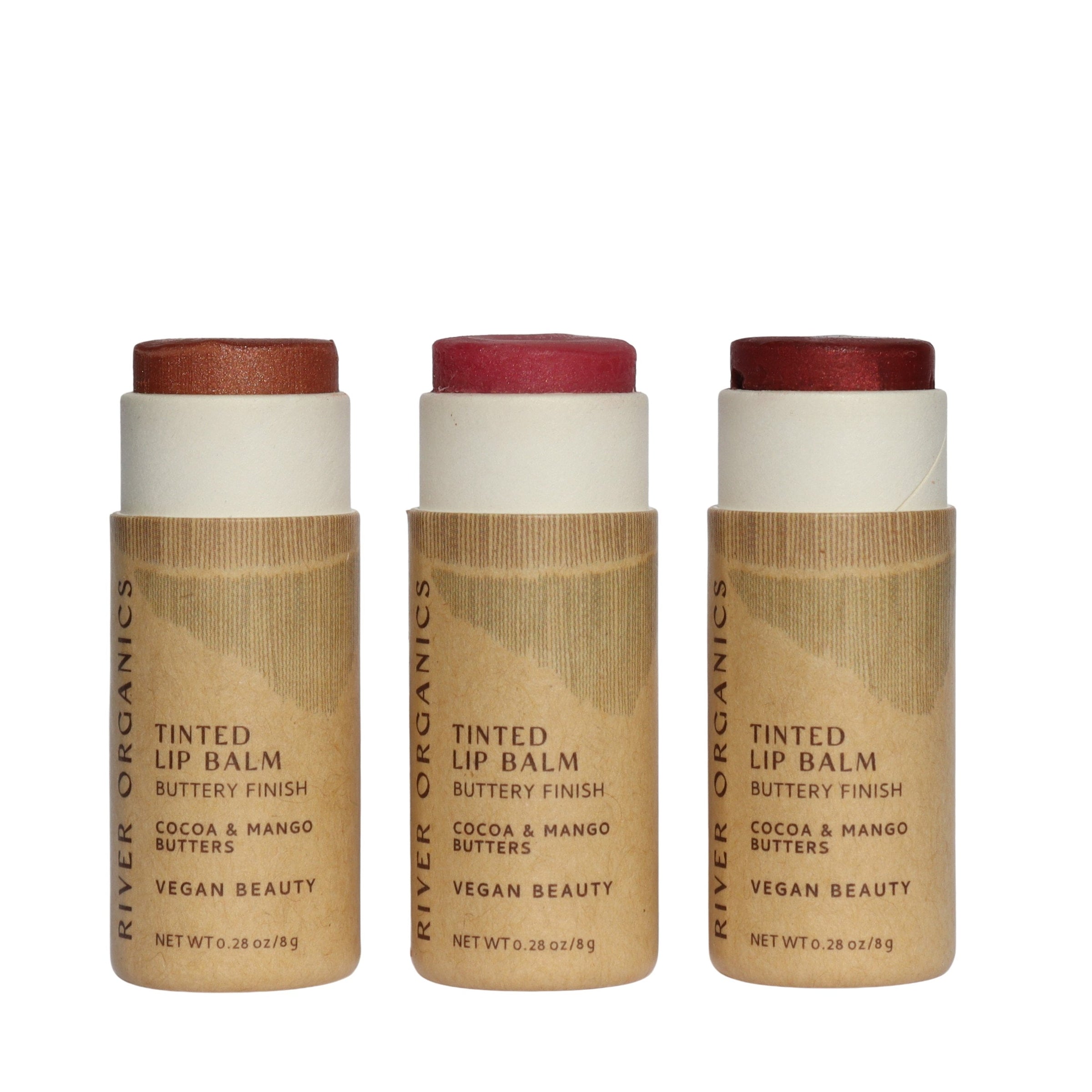 Set of 3 Tinted Vegan Lip Balms - BIG FRENCHIES