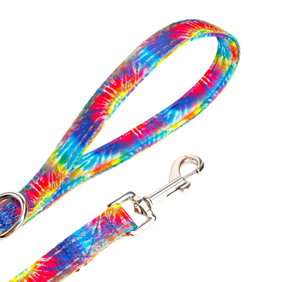Tie Dye Dog Leash by EcoBark - Padded Comfort Grip Leash - 4ft, 5ft, and 6ft Leash for Small and Medium Dogs - BIG FRENCHIES