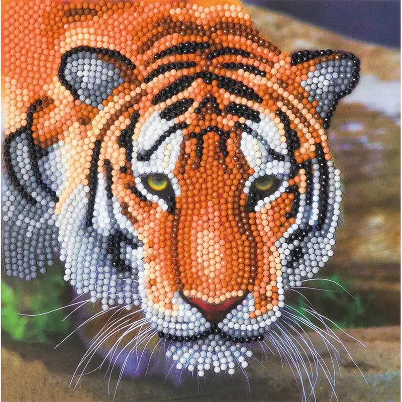 Tiger Crystal Art Card Kit Craft Buddy - BIG FRENCHIES