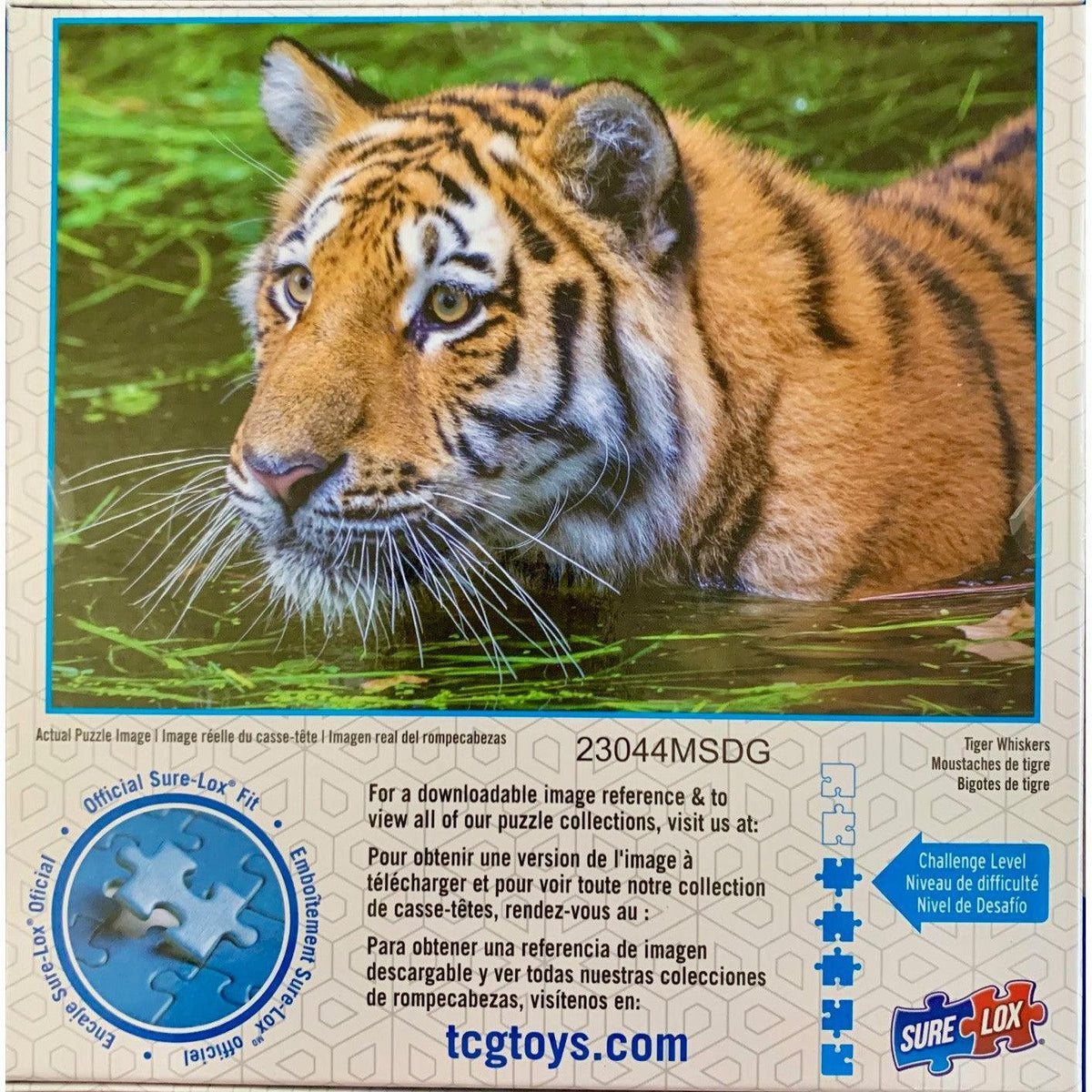 Tiger Whiskers Fantastic Photos 1000 Piece Jigsaw Puzzle Sure Lox - BIG FRENCHIES