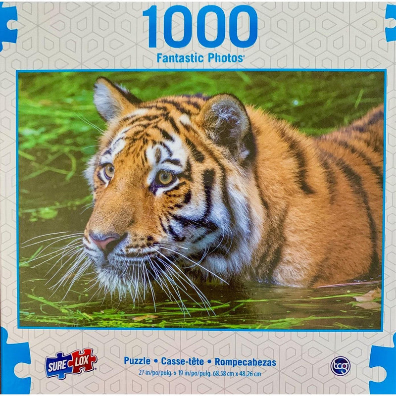 Tiger Whiskers Fantastic Photos 1000 Piece Jigsaw Puzzle Sure Lox - BIG FRENCHIES