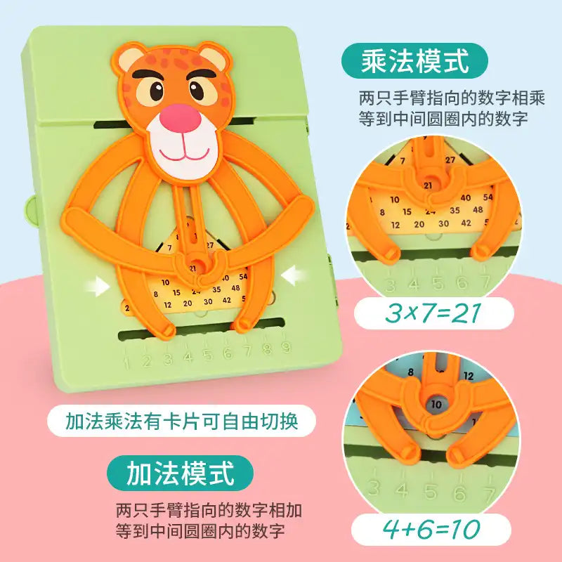 Tiger multiplication table Children's starter toys-MEACAOFG