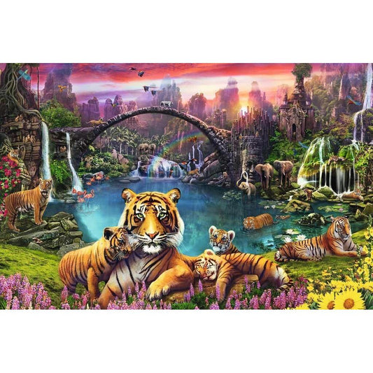 Tigers in Paradise 3000 Piece Jigsaw Puzzle Ravensburger