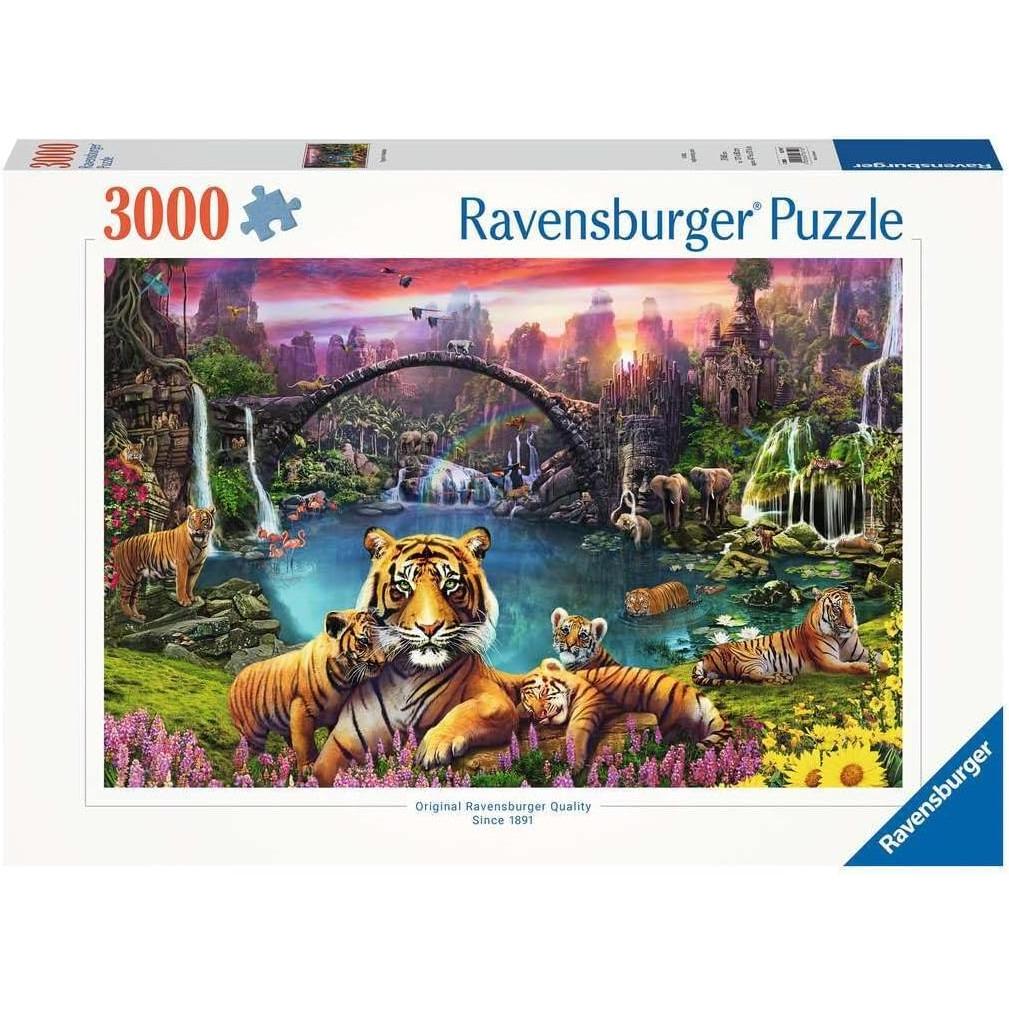 Tigers in Paradise 3000 Piece Jigsaw Puzzle Ravensburger