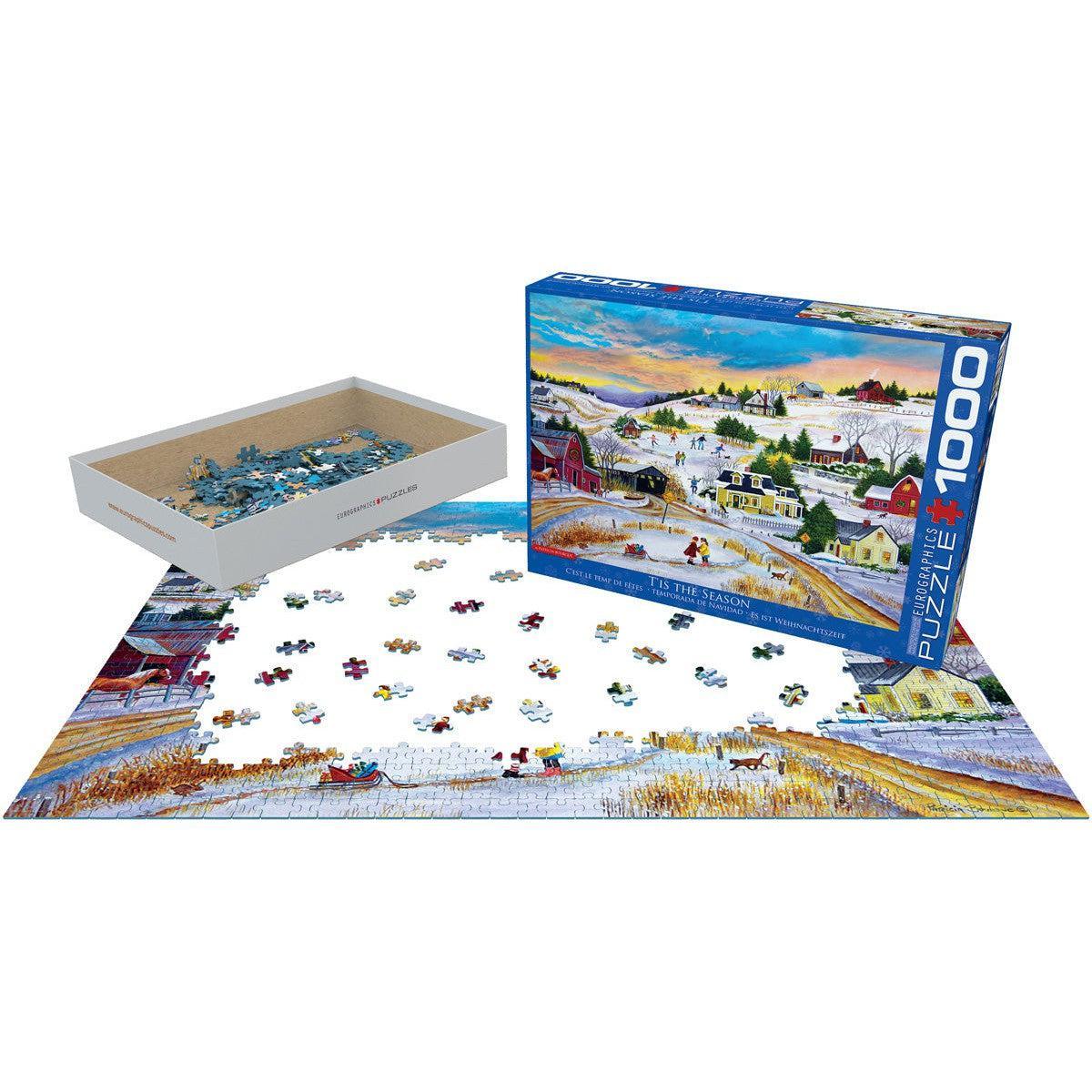 T'is the Season 1000 Piece Jigsaw Puzzle Eurographics - BIG FRENCHIES