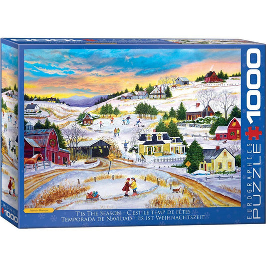T'is the Season 1000 Piece Jigsaw Puzzle Eurographics - BIG FRENCHIES