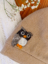 Owl Cashmere Hat - Toddler - BIG FRENCHIES