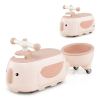 Toddler Ride on Toy with Trailer and Light Music