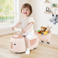 Toddler Ride on Toy with Trailer and Light Music