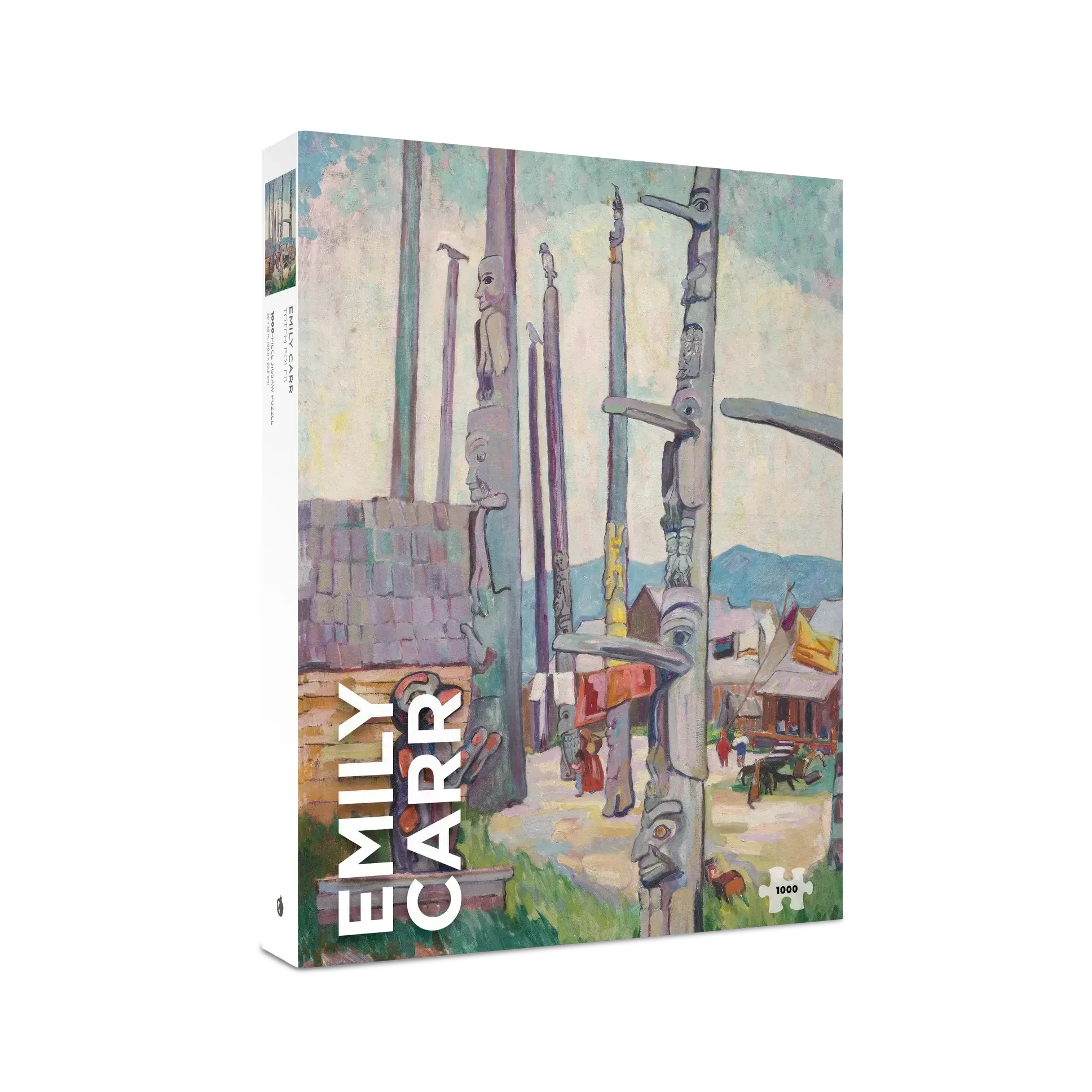 Totem Poles 1000 Piece Jigsaw Puzzle Pomegranate