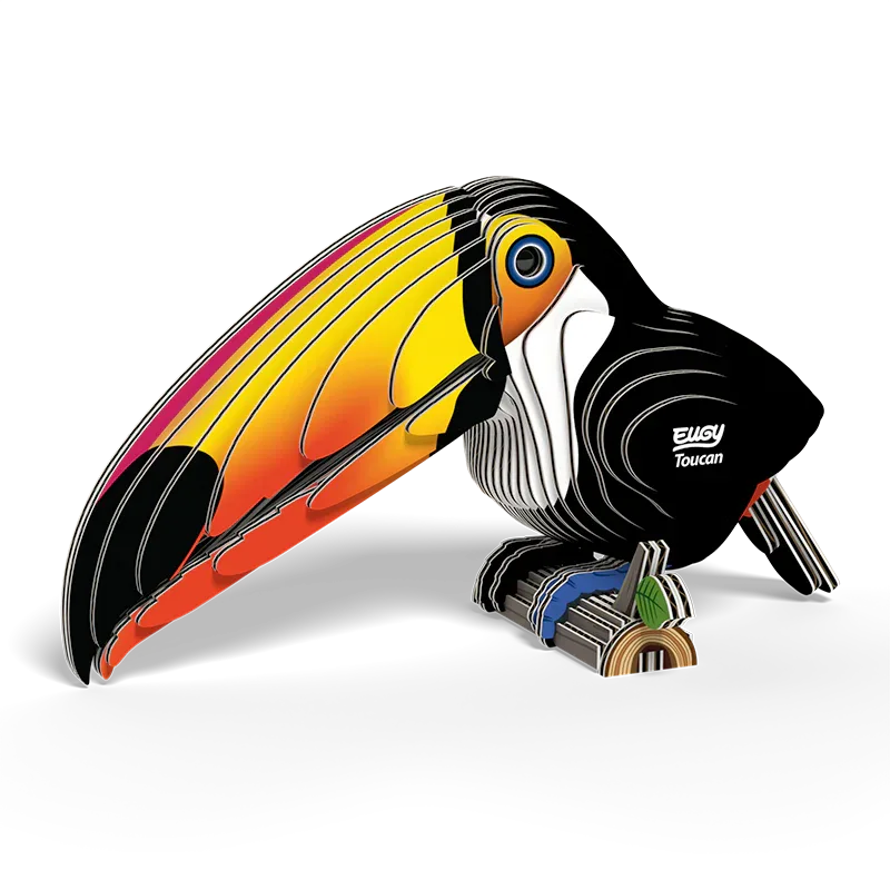 Toucan 3D Cardboard Model Kit Eugy - BIG FRENCHIES