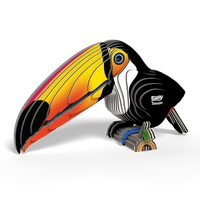 Toucan 3D Cardboard Model Kit Eugy