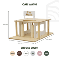 Wooden Car Wash Toy