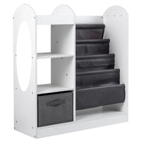 Toy Storage Organizer with 4-Tier Sling Shelves