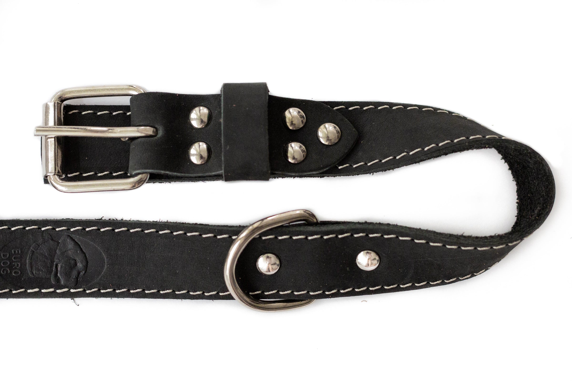 Pro Line Hunting Leather Collar and Leash Set - BIG FRENCHIES