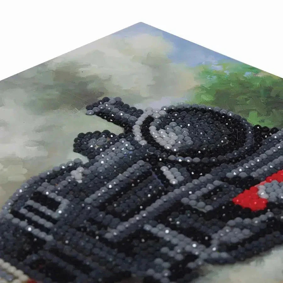 Train Crystal Art Card Kit Craft Buddy - BIG FRENCHIES