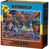 Train Station 300 Piece Jigsaw Puzzle Dowdle