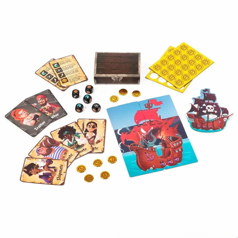 Traitor's Tide - Dice Game of Treasure & Treachery - Professor Puzzle