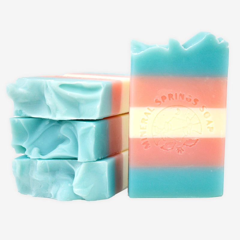 Trans Pride Frosted Lavender & Sage Handcrafted Soap - BIG FRENCHIES
