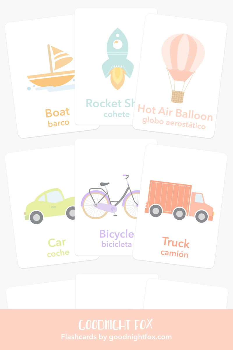 Transportation Flashcards - BIG FRENCHIES