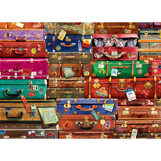 Travel Suitcases 1000 Piece Jigsaw Puzzle Eurographics