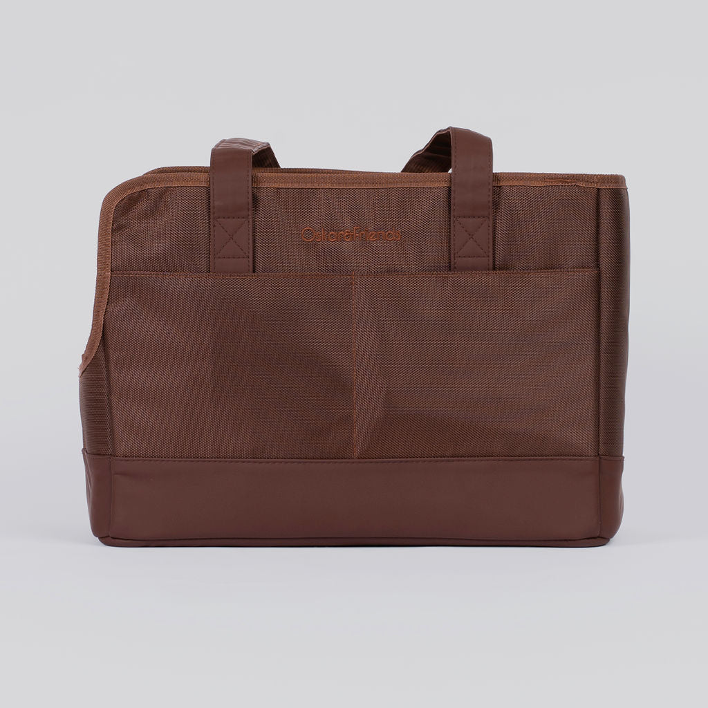 Chocolate Brown Pet Tote Bag - BIG FRENCHIES