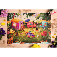 Traveling Cauldron 1000 Piece Premium Jigsaw Puzzle Heol