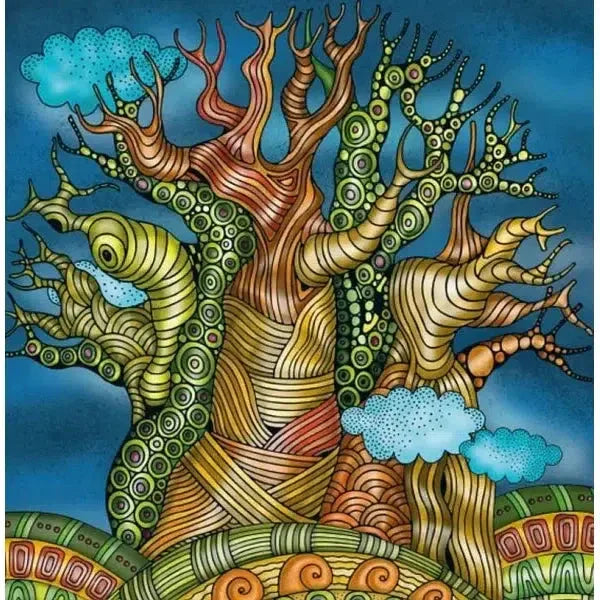 Tree 72 Piece Pocket Jigsaw Puzzle Curiosi - BIG FRENCHIES