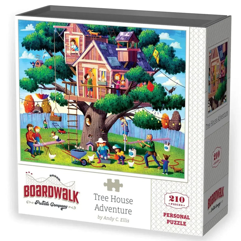 Tree House Adventure 210 Piece Jigsaw Puzzle Boardwalk - BIG FRENCHIES