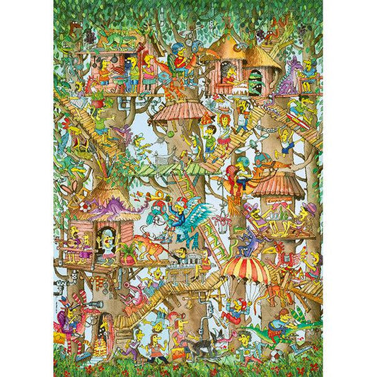 Tree Lodges 1000 Piece Jigsaw Puzzle Heye