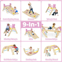 Triangle Set 8-in-1 Foldable Baby Climbing Toys Astronaut/Unicorn Theme