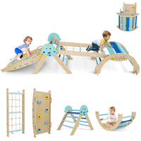 Triangle Set 8-in-1 Foldable Baby Climbing Toys Astronaut/Unicorn Theme