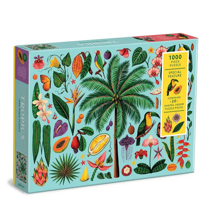 Tropics 1000 Piece Jigsaw Puzzle Galison - BIG FRENCHIES