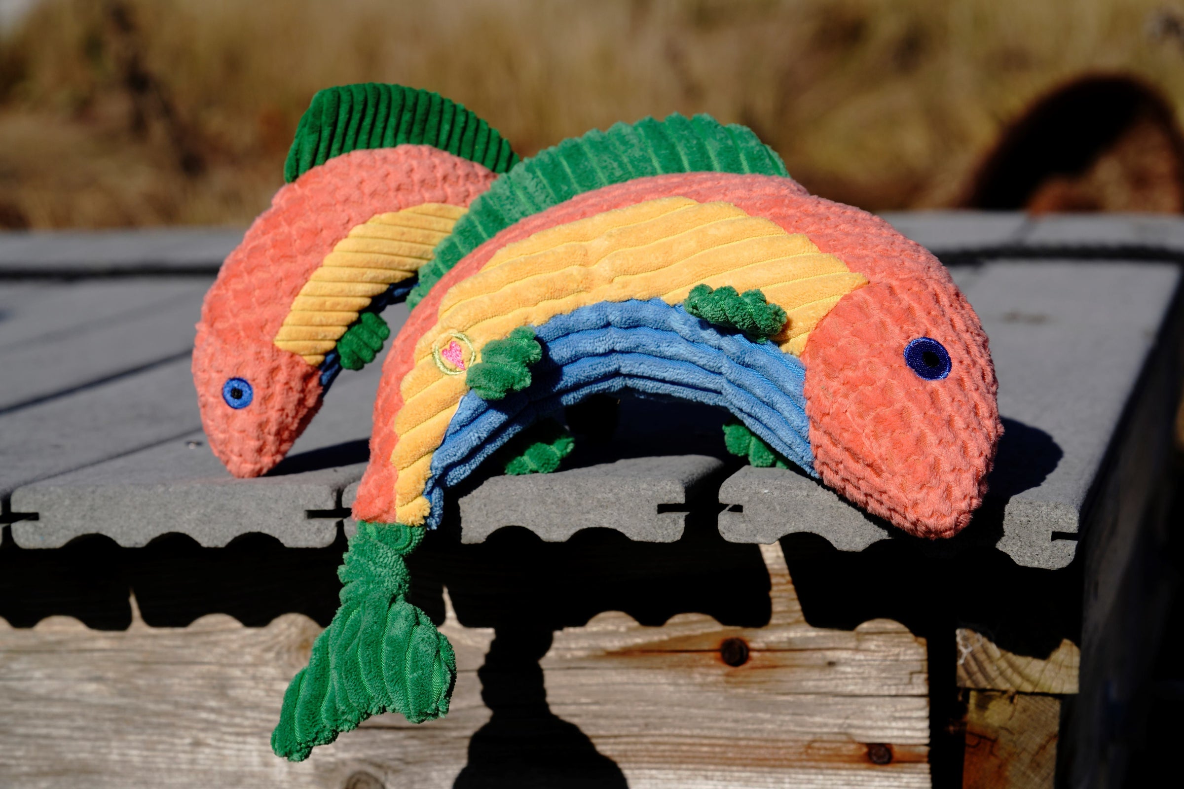 Rauccous Rainbow Trout Knottie® Plush Dog Toy - BIG FRENCHIES