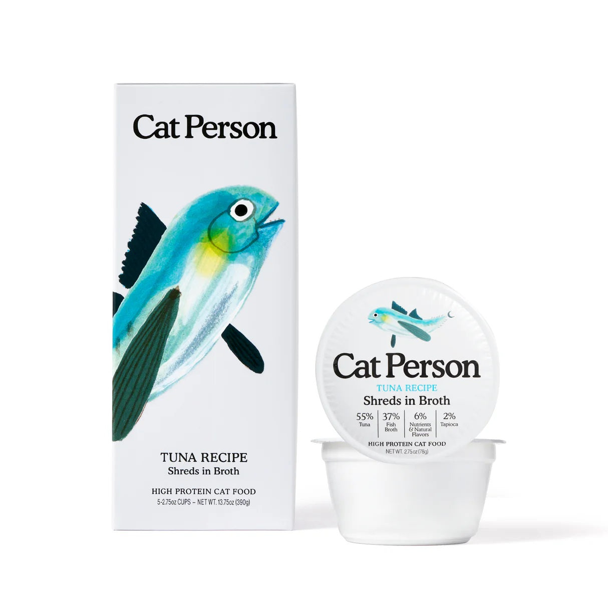 Tuna Shreds in Broth Cat Food
