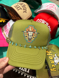 Turquoise Skull Trucker - BIG FRENCHIES