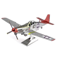 Tuskegee Airmen P-51D Mustang Premium 3D Steel Model Kit Metal Earth