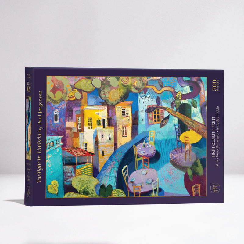 Twilight in Umbria 500 Piece Premium Jigsaw Puzzle Art & Fable - BIG FRENCHIES