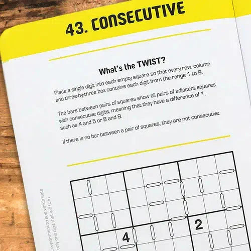 Twisted Sudoku Puzzle Book Ginger Fox