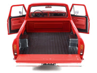 1974 Ford F-100 Pickup Truck Candy Apple Red 1/18 Diecast Model Car by IXO Models