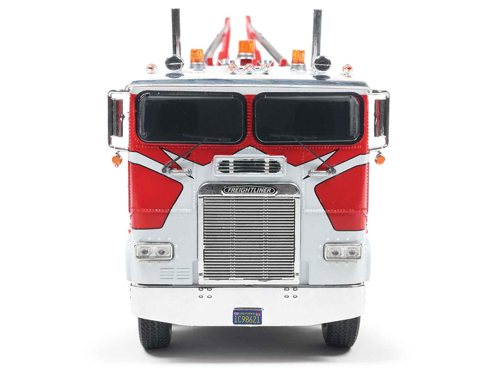 1987 Freightliner FLA Tow Truck Red and White 1/43 Diecast Model by IXO Models