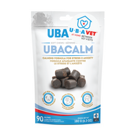 UBAVET UBACALM Calming Soft Chews for Dogs & Cats – Natural Stress & Anxiety Relief - BIG FRENCHIES