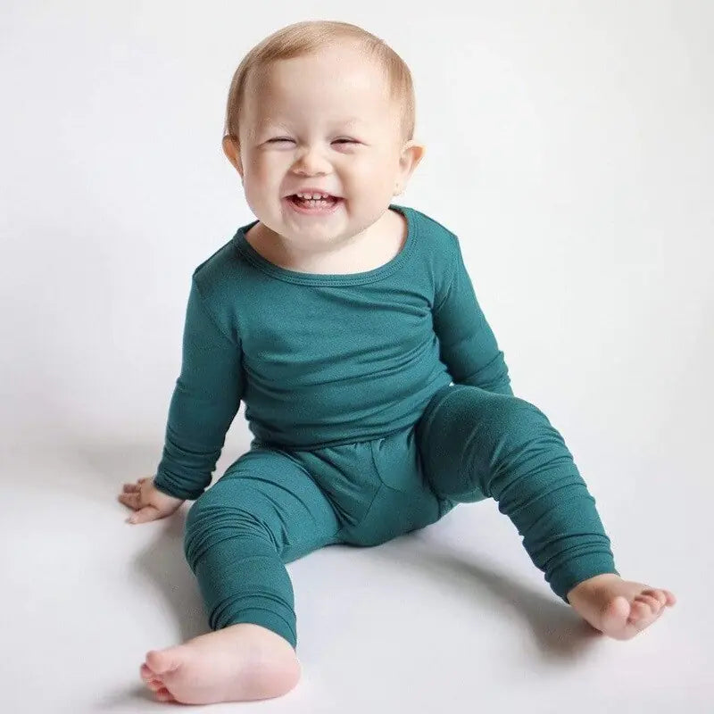 2023 Bamboo Fiber Toddler Kids Pajamas Set - # BOAA11710008