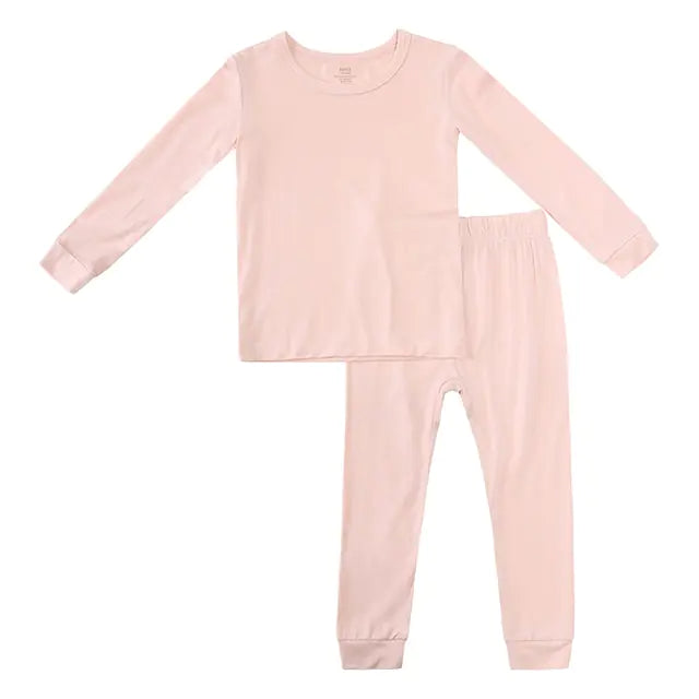 2023 Bamboo Fiber Toddler Kids Pajamas Set - # BOAA11710008
